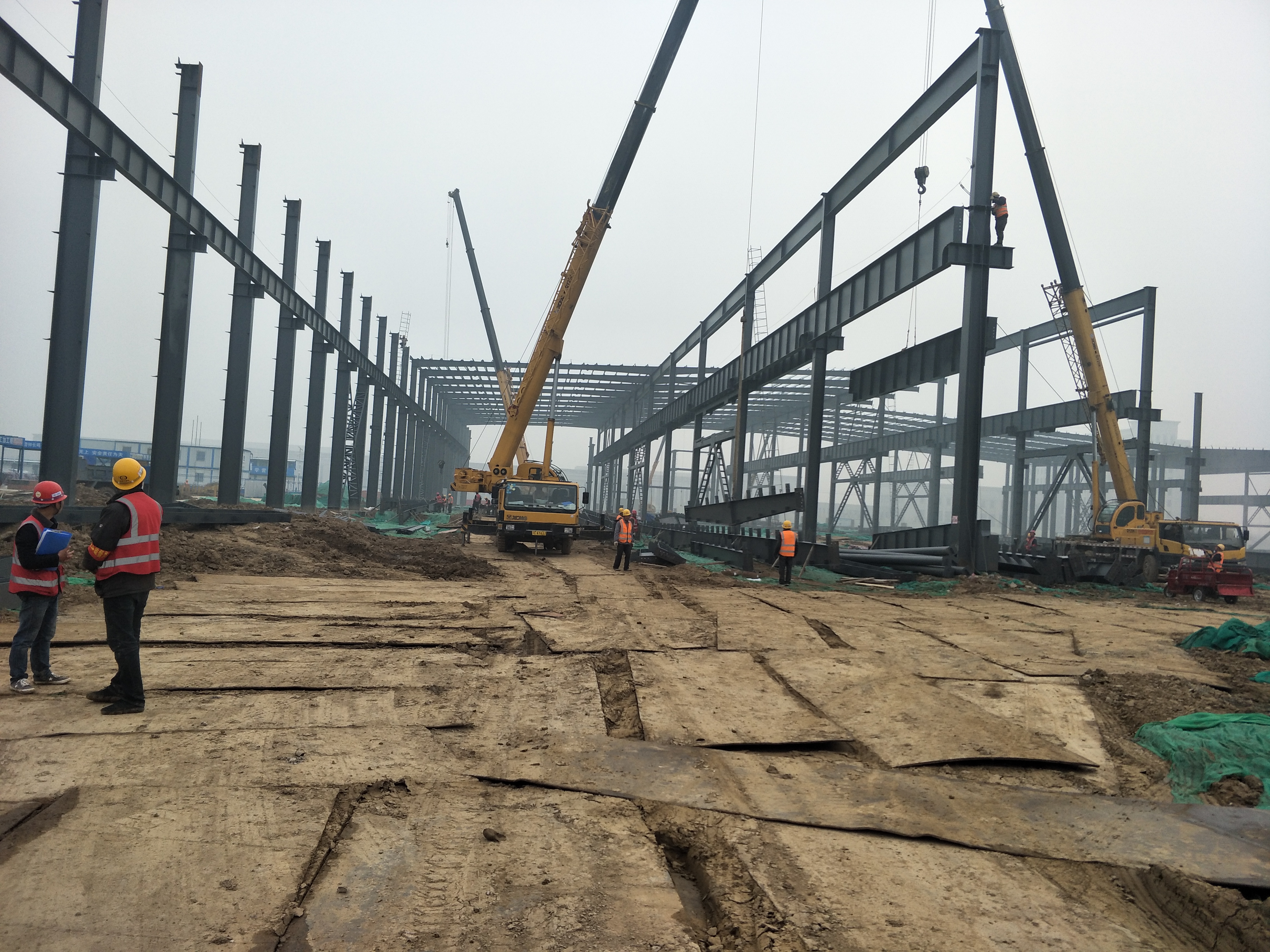 徐州消防车钢结构安装